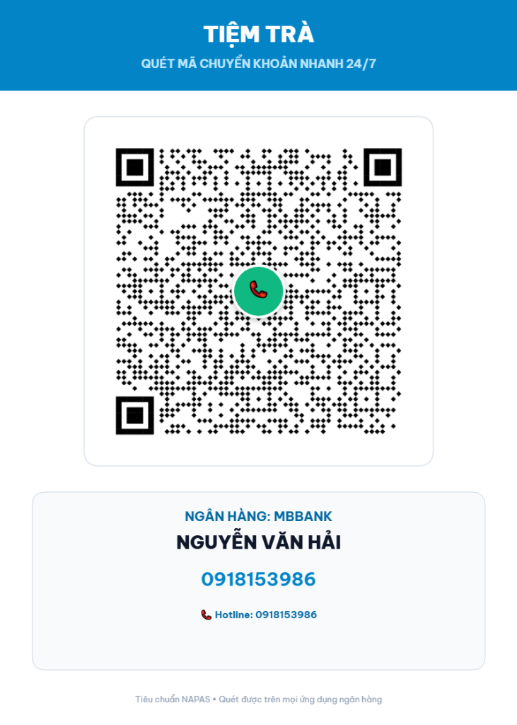 Mã QR Chuyển khoản MBBank - Nguyễn Văn Hải